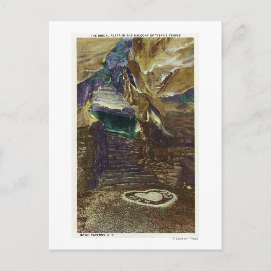 タイタンズテンプルバルコニービューのブライダル ポストカード (正面)