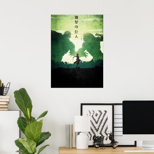 タイタンデザイン攻撃35 ポスター (ホームオフィス)