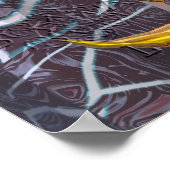 タイタンポートレートサイボーグSF,サイエンスフィクション ポスター (角)