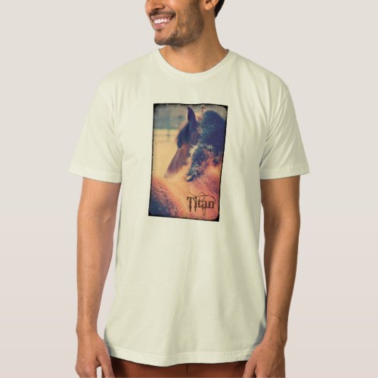 タイタンレディースデラックスオーガニック版Tシャツ Tシャツ (正面)