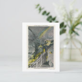 タイタン中国の寺院の塔の眺め ポストカード (スタンド正面)