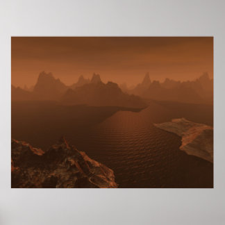 タイタン炭化水素プール ポスター