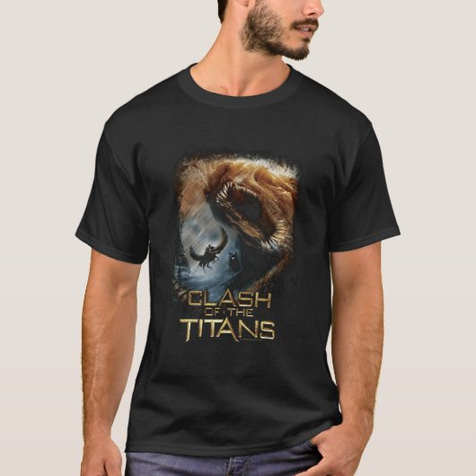 タイタン・クラーケンの衝突 Tシャツ (正面)