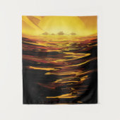 タイタン  サターンの最大の衛星 タペストリー (正面)