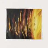 タイタン  サターンの最大の衛星 タペストリー (正面(横))