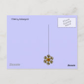 タイタンCYBORGポートレートブルーサイエンスフィクション、サイエンスフィクション ポストカード (裏面)