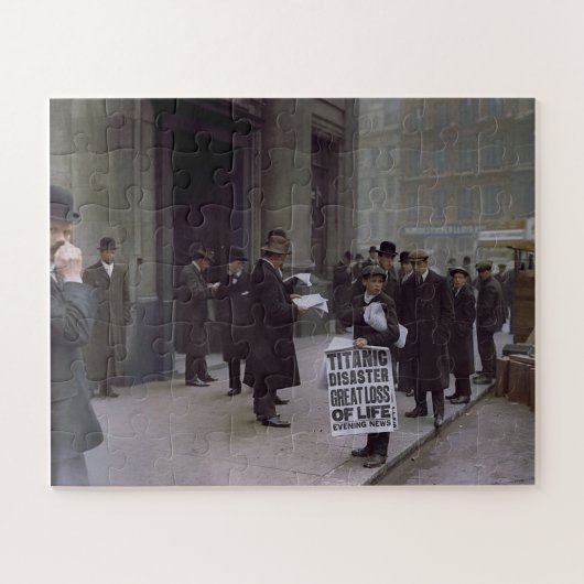 タイタ素晴らしニック災害による1912年 ジグソーパズル (横)