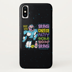 タイタ10代のンズ行け！  サイボルグ・バーガラップのー iPhone X ケース