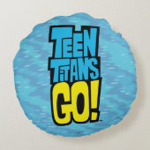 タイタ10代のンズ行け！ |ロゴ ラウンドクッション (裏面)