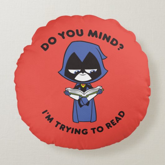 タイタ10代のンズ行け！ | Raven "I'''' I''''' I''''''''''読''' ラウンドクッション (正面)