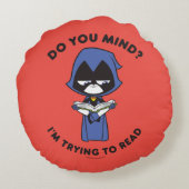 タイタ10代のンズ行け！ | Raven "I'''' I''''' I''''''''''読''' ラウンドクッション (裏面)