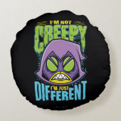 タイタ10代のンズ行け! | Raven "Not Yomufim I'm" ラウンドクッション (裏面)