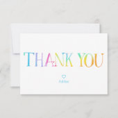 タイダイお礼カード サンキューカード (正面)