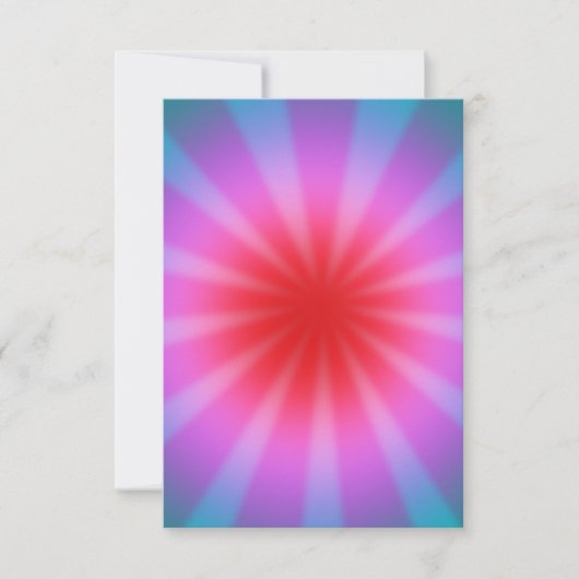 タイダイの招待状 招待状 (正面)