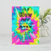 タイダイグローバースデーパーティー 招待状 (スタンド正面)