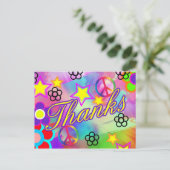 タイダイサンキューカード ポストカード (スタンド正面)