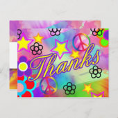 タイダイサンキューカード ポストカード (正面/裏面)