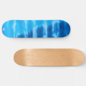 タイダイビーチサンセットブルースケートボード スケートボード (横)