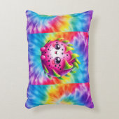 タイダイ幸せなドラゴンフルーツ アクセントクッション (正面(垂直))