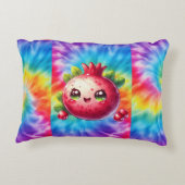 タイダイ幸せなドラゴンフルーツ アクセントクッション (裏面)