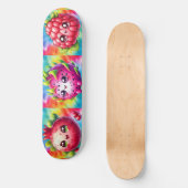 タイダイ幸せなドラゴンフルーツ スケートボード (正面)
