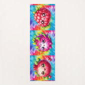 タイダイ幸せなドラゴンフルーツ ヨガマット (正面)