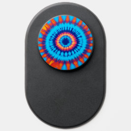 タイダイ抽象芸術レトロアート ポップソケット