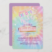 タイダイ招待状 招待状 (正面/裏面)