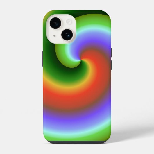 タイダイ染めのホラガイ iPhoneケース (裏面)