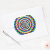 タイダイ渦 ラウンドシール (封筒)