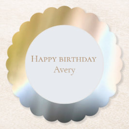 タイダイ紙コースター ペーパーコースター