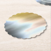 タイダイ紙コースター ペーパーコースター (アングル)