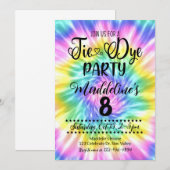 タイダイ誕生日パーティー, タイダイ パーティー 招待状 (正面/裏面)