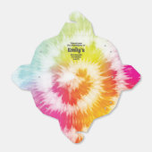 タイダイ誕生日パーティー フェイバーボックス (折り畳みなし)