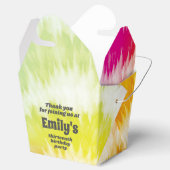 タイダイ誕生日パーティー フェイバーボックス (オープン)