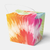 タイダイ誕生日パーティー フェイバーボックス (裏面サイド)