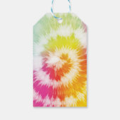 タイダイ誕生日メッセージカード ギフトタグ (裏面)