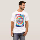 タイダイ・カラーの爆発 Tシャツ (正面フル)