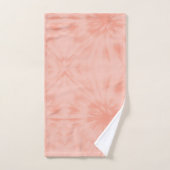 タイダイ |コーラルピンクモダンパステル ハンドタオル (ハンドタオル)