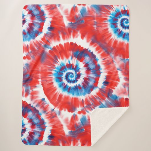 タイダイ シェルパブランケット (正面)