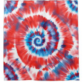 タイダイ シャワーカーテン (正面)