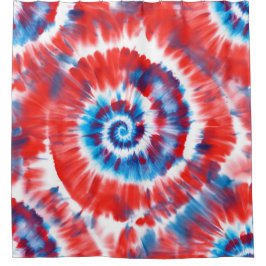 タイダイ シャワーカーテン