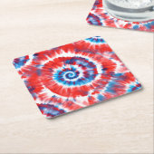 タイダイ スクエアペーパーコースター (アングル)