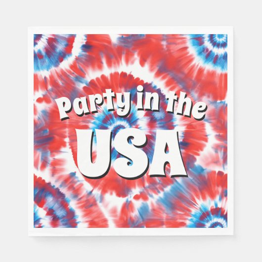 タイダイ スタンダードランチョンナプキン (正面)