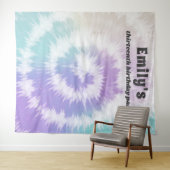 タイダイ バースデーパーティ レインボー ヒッピーバックドロップ タペストリー (インサイチュ(横))