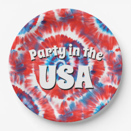 タイダイ ペーパープレート