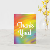 タイダイ レインボー バースデーパーティー キッズ かわいい カード (黄色い花)