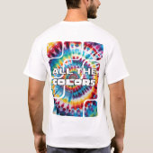 タイダイ・レトロ・ファンキー・タイムズ Tシャツ (裏面)