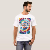 タイダイ・レトロ・ファンキー・タイムズ Tシャツ (正面フル)