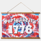 タイダイ 吊り下げ型タペストリー (正面)